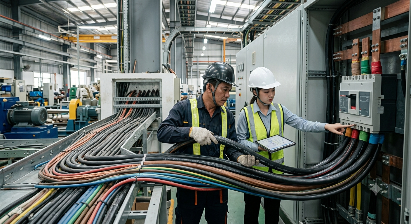 Tầm Quan Trọng Của Việc Lựa Chọn Tiết Diện Dây Cáp Điện Phù Hợp